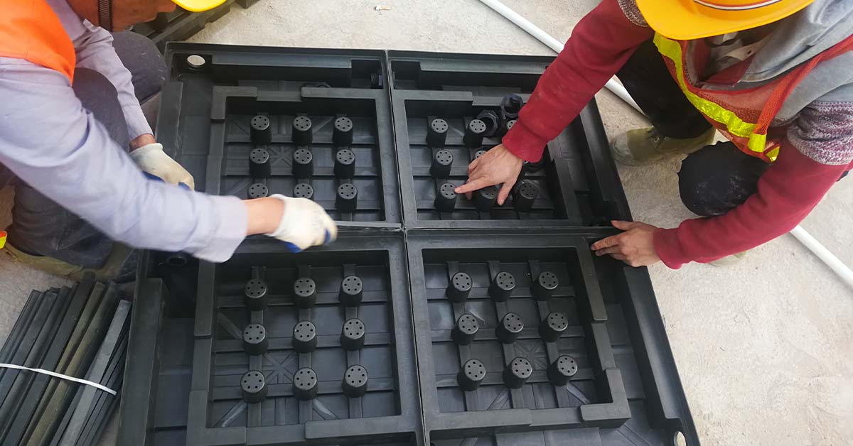 屋顶绿化模块施工注意事项